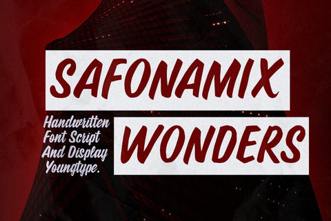 Safonamix Wonders - Font Duo Font Youngtype 
