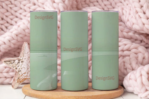 Sage Green 20oz Tumbler Wrap Sublimation DesignSVG 