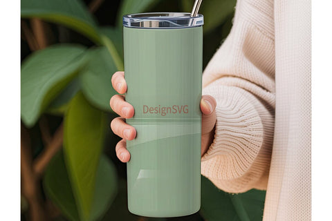 Sage Green 20oz Tumbler Wrap Sublimation DesignSVG 