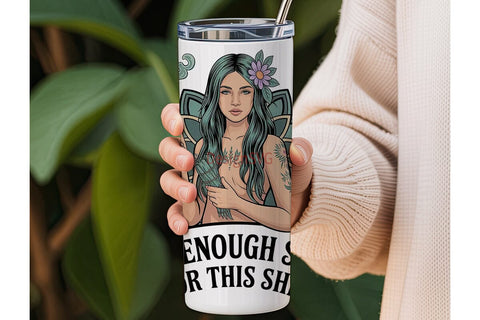 Sage & Sunflower 20oz Tumbler Wrap Sublimation DesignSVG 