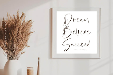 Sagetsock - Modern Handwritten Script Font Letterena Studios 