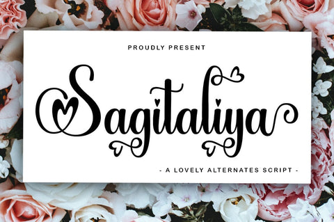 Sagitaliya Script Font mr.johncreative.co 