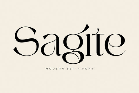 Sagite - Modern Serif Font Font Letterena Studios 