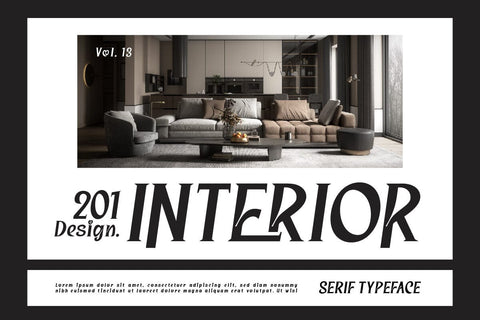 Saigren - Serif Display Font Font twinletter 