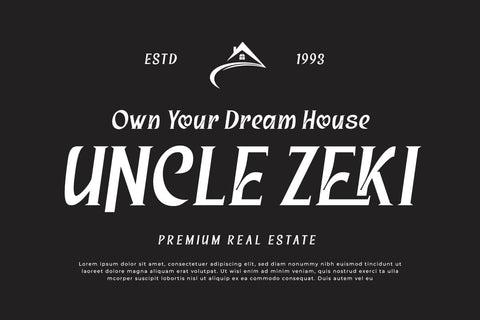 Saigren - Serif Display Font Font twinletter 