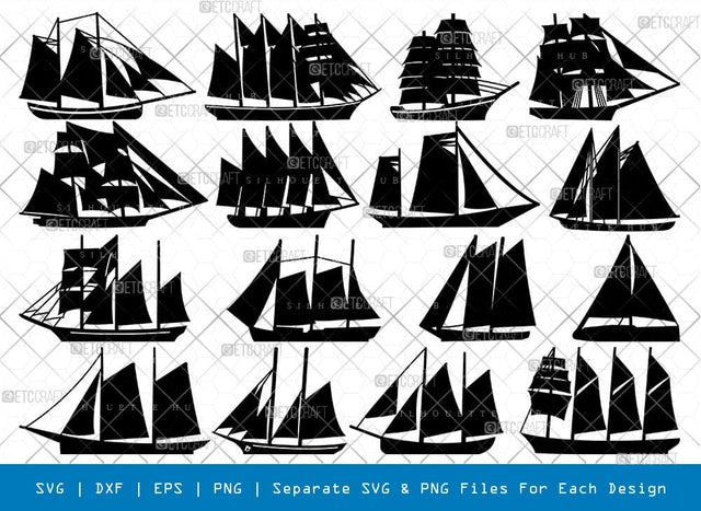 Sailing Ship Mast Svg Cricut Cut Files Png Bundle, SB01116 SVG ETC Craft 