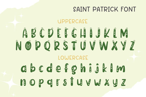 Saint Patrick - Decorative Font Font AnningArts Design 