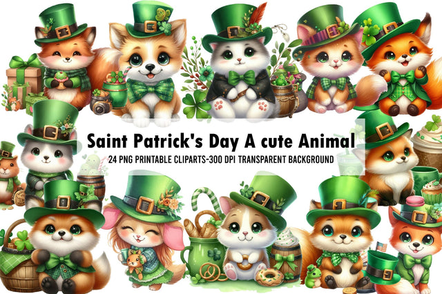 Saint Patrick's Day A cute Animal Sublimation Rupkotha 