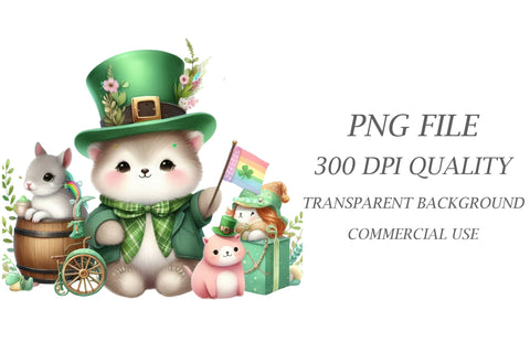 Saint Patrick's Day A cute Animal Sublimation Rupkotha 