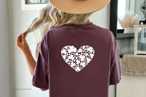 Saint Patrick's Day Heart SVG Cut Files SVG TonisArtStudio 