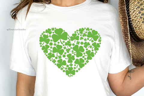 Saint Patrick's Day Heart SVG Cut Files SVG TonisArtStudio 