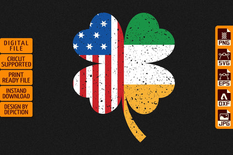 Saint Patrick's Day T-Shirt, Shamrock Shirt Print Template Sketch DESIGN Depiction Studio 