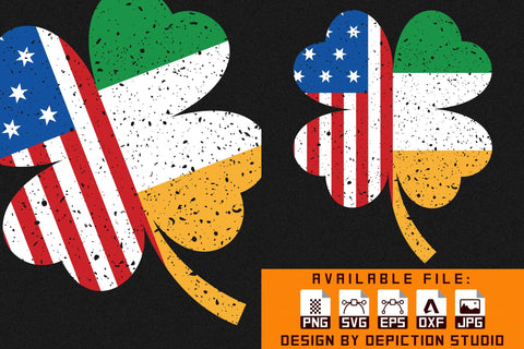 Saint Patrick's Day T-Shirt, Shamrock Shirt Print Template Sketch DESIGN Depiction Studio 