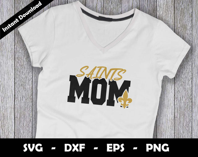 Saints Mom SVG Cut File, Saints logo SVG Design, Saints Mom Football, T-Shirt Sublimation Design Png SVG Arthur Arellano 