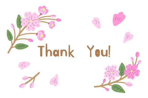 Sakura & Cherry Blossom PNG Clipart Sublimation Rin Green 