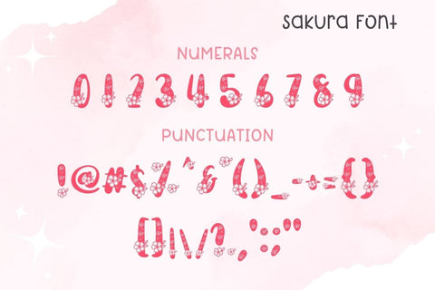 Sakura - Decorative Font Font AnningArts Design 