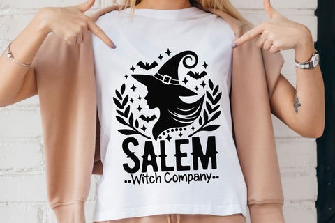 Salem Witch Company| Halloween Witch SVG Cutting Files. SVG CosmosFineArt 
