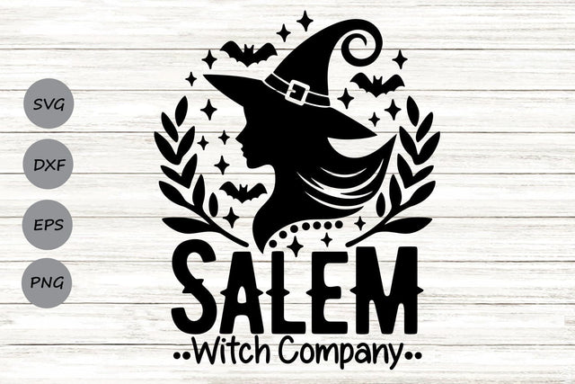 Salem Witch Company| Halloween Witch SVG Cutting Files. SVG CosmosFineArt 