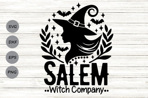 Salem Witch Company| Halloween Witch SVG Cutting Files. SVG CosmosFineArt 