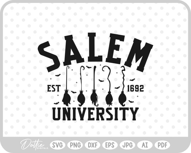 Salem Witch Halloween SVG DottieDigitals 