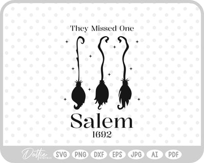 Salem Witch Halloween SVG DottieDigitals 