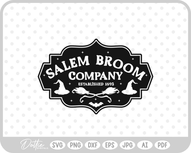 Salem Witch Halloween SVG DottieDigitals 
