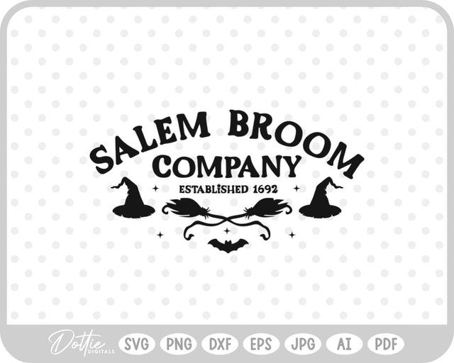 Salem Witch Halloween SVG DottieDigitals 