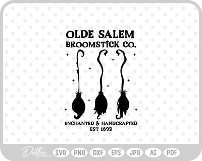 Salem Witch Halloween SVG DottieDigitals 