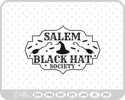Salem Witch Halloween SVG DottieDigitals 