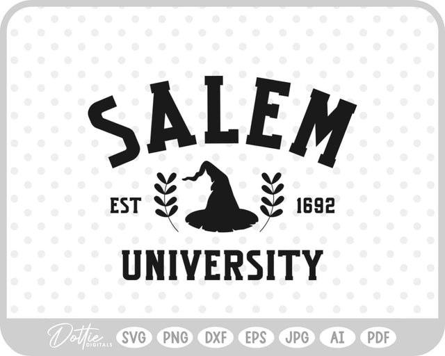 Salem Witch Halloween SVG DottieDigitals 