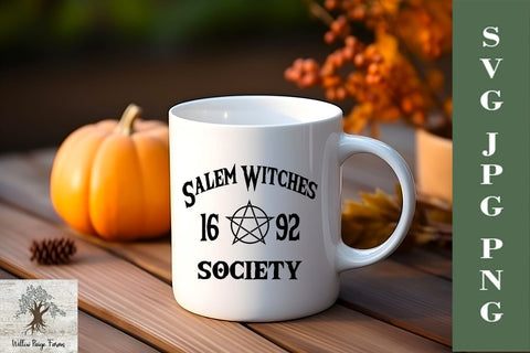 Salem Witches Society JPG, PNG, and SVG Digital Download SVG Willow Paige Farms 