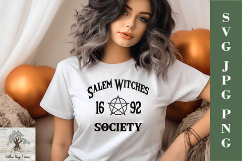 Salem Witches Society JPG, PNG, and SVG Digital Download SVG Willow Paige Farms 