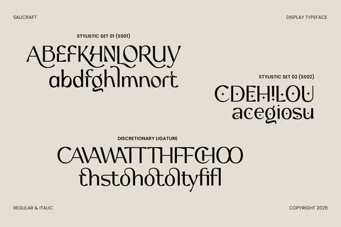 Salicraft Font gatype 