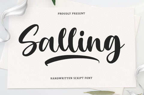 Salling Script Font Rastype 