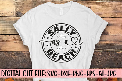 Sally As a Beach SVG SVG Syaman 