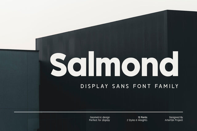 Salmond - Font Family Font Arterfak Project 