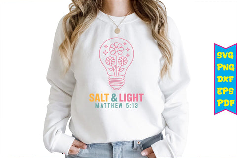 Salt & Light Matthew 5:13 Svg SVG Craftlabsvg24 