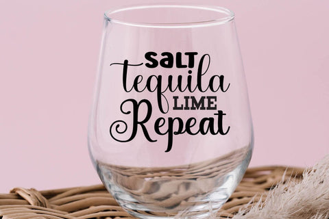 Salt Tequila Lime Repeat SVG Angelina750 