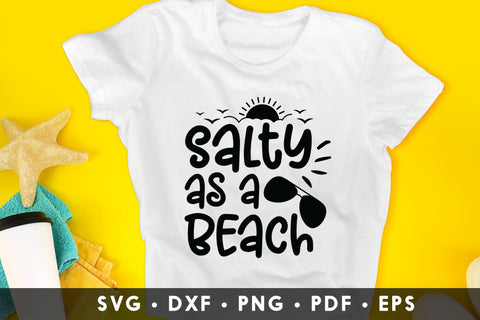 Salty As a Beach SVG Cut File SVG CraftLabSVG 