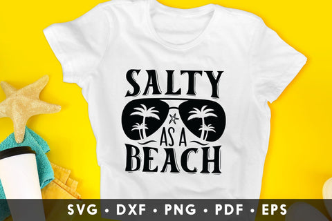 Salty As a Beach SVG, DXF, PNG, EPS, PDF SVG CraftLabSVG 