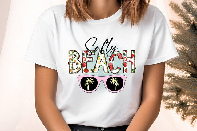 Salty Beach PNG Design Sublimation Designangry 