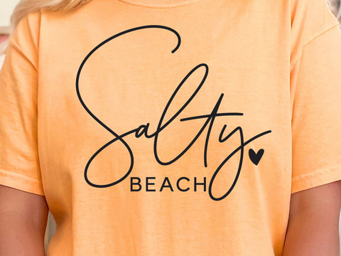 Salty Beach SVG, Summer SVG, Summer Vibes SVG, Beach Life Svg, Vacay Svg, Beach Svg, Vacation Shirt Svg, Ocean Vibes Svg, Coastal Svg SVG DesignDestine 