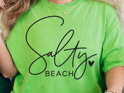 Salty Beach SVG, Summer SVG, Summer Vibes SVG, Beach Life Svg, Vacay Svg, Beach Svg, Vacation Shirt Svg, Ocean Vibes Svg, Coastal Svg SVG DesignDestine 