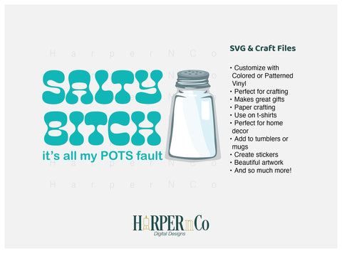 Salty Bitch SVG SVG HarperNCo 