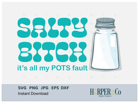 Salty Bitch SVG SVG HarperNCo 