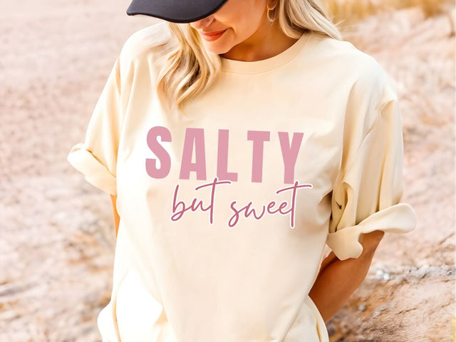 Salty But Sweet – Quirky Quote SVG Design SVG So Fontsy VIP Design Shop 
