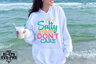 Salty Hair Don't Care Svg Cut Files Creative Art SVG CraftlabSvg55 