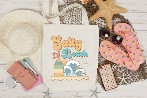 Salty Lil Beach - Retro Summer Sublimation Sublimation CraftLabSVG 