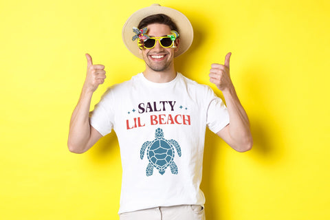 Salty Lil Beach - Retro Summer SVG SVG CraftLabSVG 