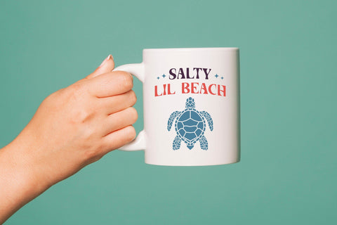 Salty Lil Beach - Retro Summer SVG SVG CraftLabSVG 